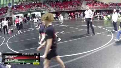 85 lbs Cons. Round 4 - James Garcia, Nebraska Elite Wrestling Club vs Taylor Hunt, Nebraska Boyz