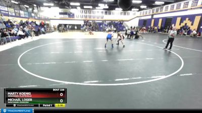 184 lbs Cons. Round 4 - Marty Koenig, Wisconsin-Platteville vs Michael Loger, Wisconsin-Oshkosh