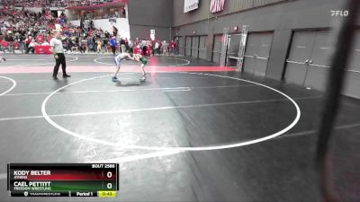 82 lbs Cons. Round 3 - Cael Pettitt, Freedom Wrestling vs Kody Belter, Athens