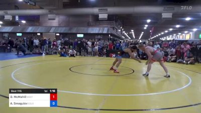 88 kg Quarters - Donovan McMahill, Western Colorado Wrestling Club vs Abay Smagulov, Colorado