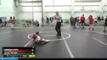 72 lbs Round 2 (8 Team) - Christian Wirts, Terps Xtreme vs Pietro Velardi, Kraken