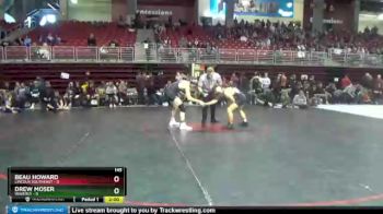 145 lbs Round 7 (8 Team) - Beau Howard, Lincoln Southeast vs Drew Moser, Waverly