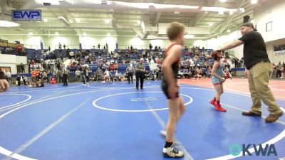 61 lbs Round Of 16 - Ayden Rodden, Hilldale Youth Wrestling Club vs Callen Wilkinson, Jenks Trojan Wrestling Club