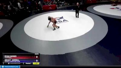 74 lbs Quarterfinal - Ryan Nored, California vs Brody Jarrell, Granite Wrestling Club