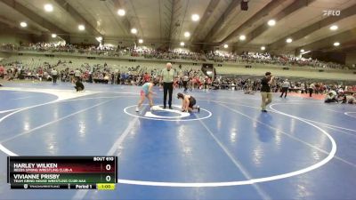 115 lbs Champ. Round 2 - Harley Wilken, Reeds Spring Wrestling Club-A vs ViviAnne Prisby, Team Grind House Wrestling Club-AAA