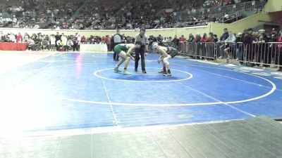 123 lbs Consi Of 32 #2 - Matthew Hunt, Comanche Indians vs Logan Hargrove, Catoosa Wrestling