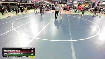 135 lbs Cons. Round 2 - Samarrah Sswanigan, Indiana vs Ann Marie Meiman, Nebraska Wrestling Academy