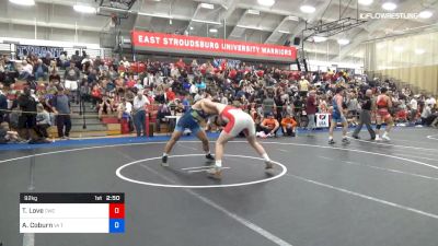 92 kg Quarterfinal - Tyler Love, Cavalier Wrestling Club vs Austin Coburn, Va Team Predator