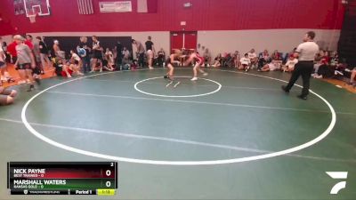 90 lbs Round 3 (6 Team) - Nick Payne, Best Trained vs Marshall Waters, Kansas Gold