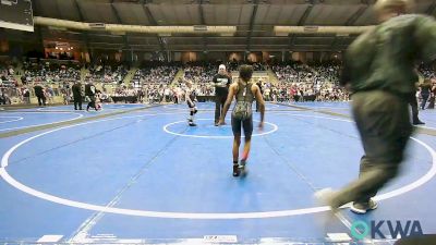 57 lbs Semifinal - Amourah Taylor, Deer Creek Wrestling Club vs Haven Pohlsander, R.a.w.