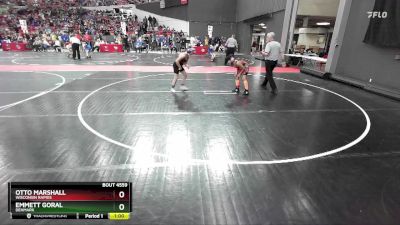 110 lbs Cons. Round 3 - Otto Marshall, Wisconsin Rapids vs Emmett Goral, Denmark