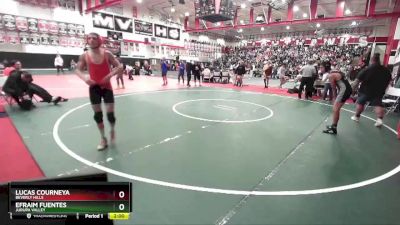 126 lbs Champ. Round 1 - Lucas Courneya, Beverly Hills vs Efraim Fuentes, Jurupa Valley