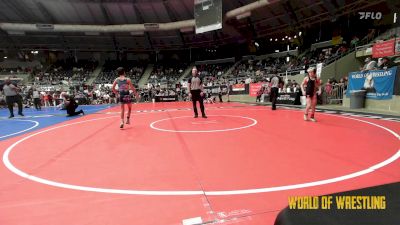 77 lbs Round Of 16 - Rylen Wax, Burnett Trained Wrestling vs Maddox Baker, Springdale Youth Wrestling Club