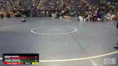 1A 182 lbs Quarterfinal - Corbin Grissom, Uwharrie Charter Academy vs Jeshua Whited, Rosman