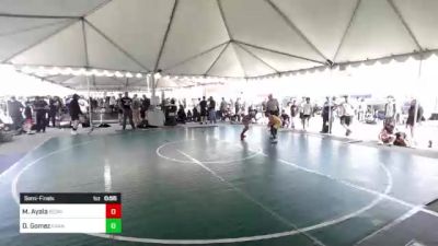 81 lbs Semifinal - Manny Ayala, RedWave vs Daniel Gomez, Grant County Elite