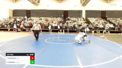 122-H lbs Consi Of 32 #1 - Thomas Andrews, Haddon Twp vs Jack Koehler, Lacey Lions