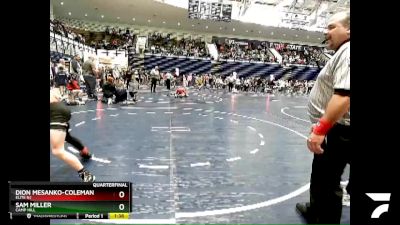 92 lbs Quarterfinal - Dion Mesanko-Coleman, Elite NJ vs Sam Miller, Camp Hill