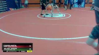 132 lbs Cons. Round 3 - Cooper Martin, Rabbit Turner Wrestling vs Wilson Jamison, Wave Wrestling Club