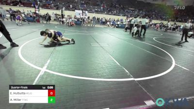 64 lbs Quarterfinal - Evan Hulbutta, Mojo Grappling Academy vs AJ Miller, Team Tulsa Wrestling Club