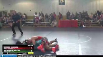 125 lbs 2nd Wrestleback (16 Team) - Carson Worrick, North Carolina vs Xadrian Mcgruder, Missouri Blue