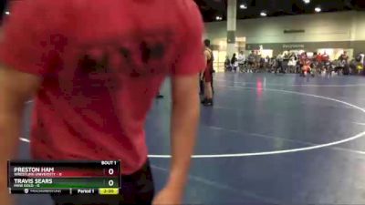 106 lbs Round 1 (10 Team) - Preston Ham, Wrestling University vs Travis Sears, MXW Gold