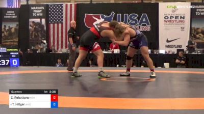 125 kg Quarters - Christian Rebottaro, Michigan State vs Trent Hillger, University Of Wisconsin