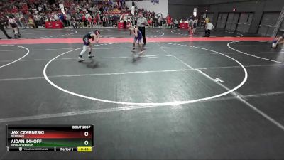 88 lbs Champ. Round 1 - Aidan Imhoff, Ithaca/Weston vs Jax Czarneski, Denmark