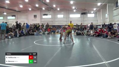 153 lbs Pools - Blake Haliburda, Ohio Gold vs Noah Benore, Michigan Mayhem