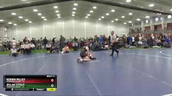 160 lbs Round 4 (6 Team) - Rylan Stout, Montana White vs Kohen Rilley, Montana Silver
