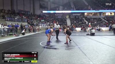 150 lbs Cons. Semi - Brooklyn Carrillo, Winfield vs Olivia Garrison, Ogden`s Outlaws