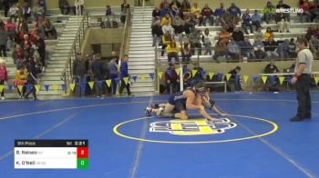 165 lbs 5th Place - Bailey Neises, Augustana University vs Kenny O'Neil, South Dakota State Unattached