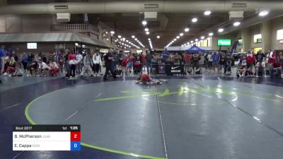 38 kg Rnd Of 64 - Bowdee McPherson, Juab Wrestling Club vs Ezra Cappa, Edgewood Wrestling Club