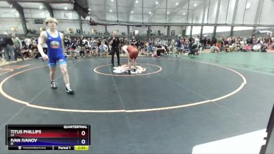 157 lbs Quarterfinal - Titus Phillips, CA vs Ivan Ivanov, ID