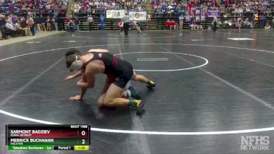 1 - 132 lbs Semifinal - Sarmont Badziev, Rural Retreat vs Merrick Buchanan, Holston