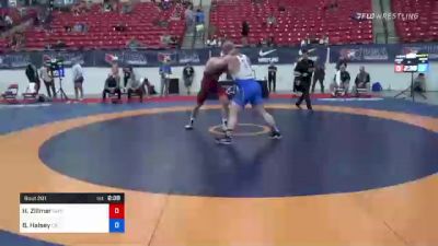 125 kg Round Of 16 - Hayden Zillmer, Gopher Wrestling Club - RTC vs Brandon Halsey, California