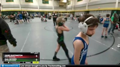 85 lbs Cons. Round 3 - James Buffington, Fossil Wrestling vs Dan Skogen, Hettinger Huskies