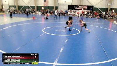 76 lbs Quarterfinal - Jacob Copeland, Bennett Wrestling Club vs Archie Johnsen, Elkhorn Valley Wrestling Club