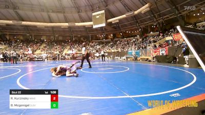 90 lbs Round Of 32 - Rocklan Kurzinsky, Wave Wrestling Club (TN) vs Brylan Mcgonigal, Cleveland Take Down Club