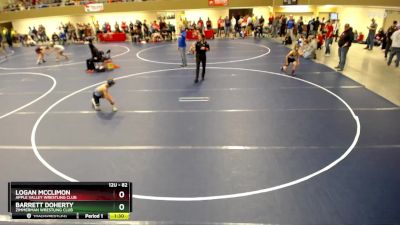 82 lbs Cons. Round 4 - Logan McClimon, Apple Valley Wrestling Club vs Barrett Doherty, Zimmerman Wrestling Club