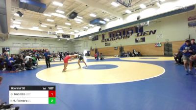 129 lbs Round Of 32 - Samuel Rosales, Jefferson (CO) vs Michael Romero, St. John Bosco