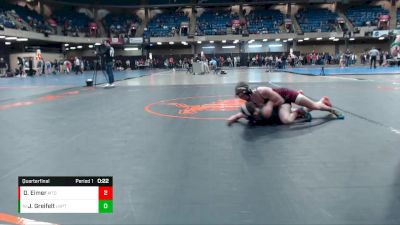 113 lbs Quarterfinal - John Greifelt, Niles Notre Dame vs Dylan Eimer, Tremont