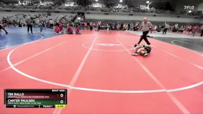 85 lbs Quarterfinal - Tim Rallo, Wentzville Wrestling Federation-AAA vs Carter Paulsen, Open Mats Wrestling Club-AAA