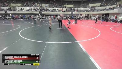 90 lbs Quarterfinal - Kutter Preslaski, Pulaski vs Parker Bailey, Prairie Du Chien