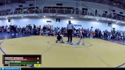 62 lbs Cons. Round 4 - Vincent Rossiano, Bulldog Premier Wrestling Club vs Braxton Denny, Indiana