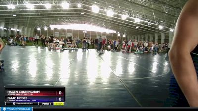 215 lbs Quarterfinal - Hagen Cunningham, Stinger Wrestling Club vs Isaac McGee, Champions Wrestling Club