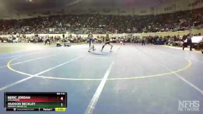 6A-113 lbs Semifinal - Hudson Beckley, Broken Arrow Hs vs Beric Jordan, Stillwater