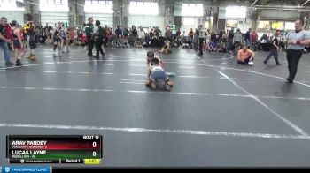 80 lbs Round 5 (6 Team) - Arav Pandey, Vougar`s Honors vs Lucas Layne, Rebellion