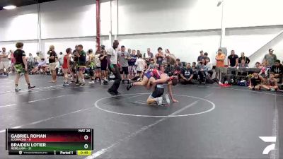 100 lbs Round 6 (8 Team) - Gabriel Roman, Scorpions vs Braiden Lotier, Rebellion