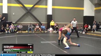 112 lbs Semis (4 Team) - Reanah Utterback, FEWTeamIowa vs Alyssa King, Missouri Gold