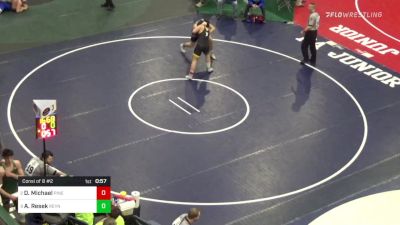 212 lbs Consi Of 8 #2 - Dylan Michael, Pine-Richland vs Aiden Resek, Reynolds